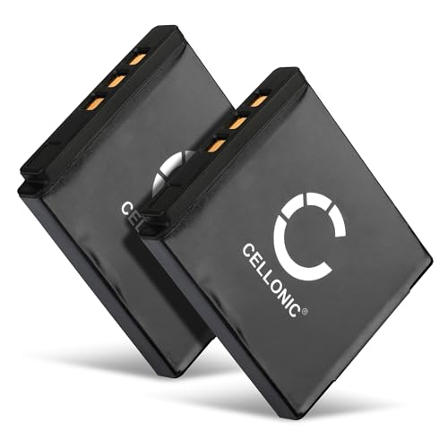 CELLONIC 2X Batterie pour Appareil Photo Compatible avec Pentax Q, Q10, Q7, D-LI68 - (700mAh, 3.7V)
