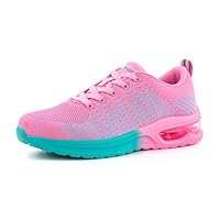 Hitmars Zapatillas Running Mujer Deportivas Zapatillas de Deporte Correr Zapatos Caminar Mujer Sneaker Calzado Bambas Running Rosa 39