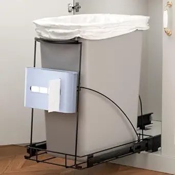 Pull Out Trash Can Under Cabinet Kit