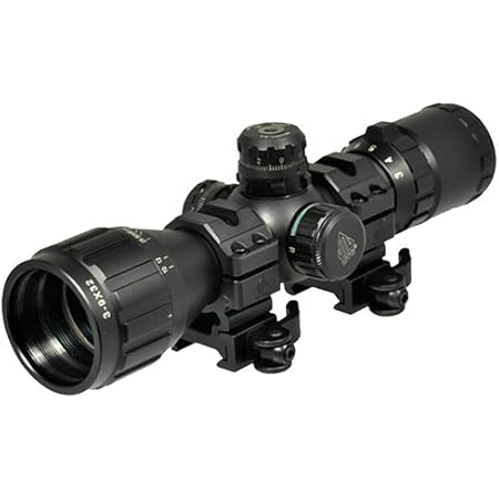 UTG 3-9X32 1" BugBuster Scope, AO, RGB Mil-dot, QD Rings , Black