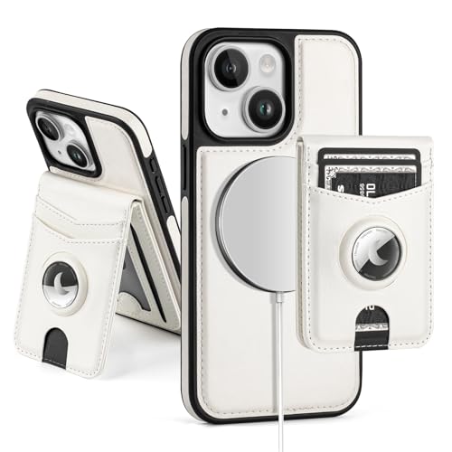 Portefeuille MagSafe blanc et porte-cartes SkyEagle pour sécuriser vos déplacements urbains