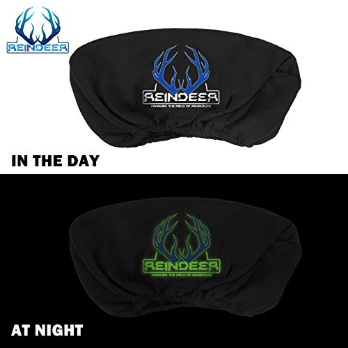 Reindeer Winch Cover, Heavy Duty Waterproof Winch Protection,Weather-Resistant Neoprene Storage Cover,Dust-Proof, Fits 8000-13000 Lbs Winch #TOP6