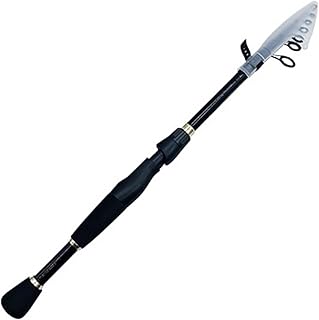 Caña de Pescar Cañas de Pescar telescópicas 1,6-2,4 m, Peso Ultraligero, Accesorios Pesca con caña Carbono, del señuelo 10-30g