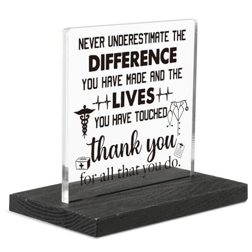 WINOESHE Doctors Day Gift, Appreciation Gift for Doctor,Men, Modern Office Décor Gifts for Doctor, Men,Thanksgiving Gifts for Doctors,Thank You Present for Medical,HTT81