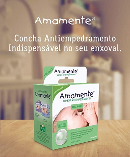 AMAMENTE Concha Antiempedramento - Base Flexível (Pós-Parto) Amamente Pacote De 2