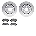 Dynamic Friction Company Front Geospec Brake Rotors with Heavy Duty Brake Pads 4202-42086