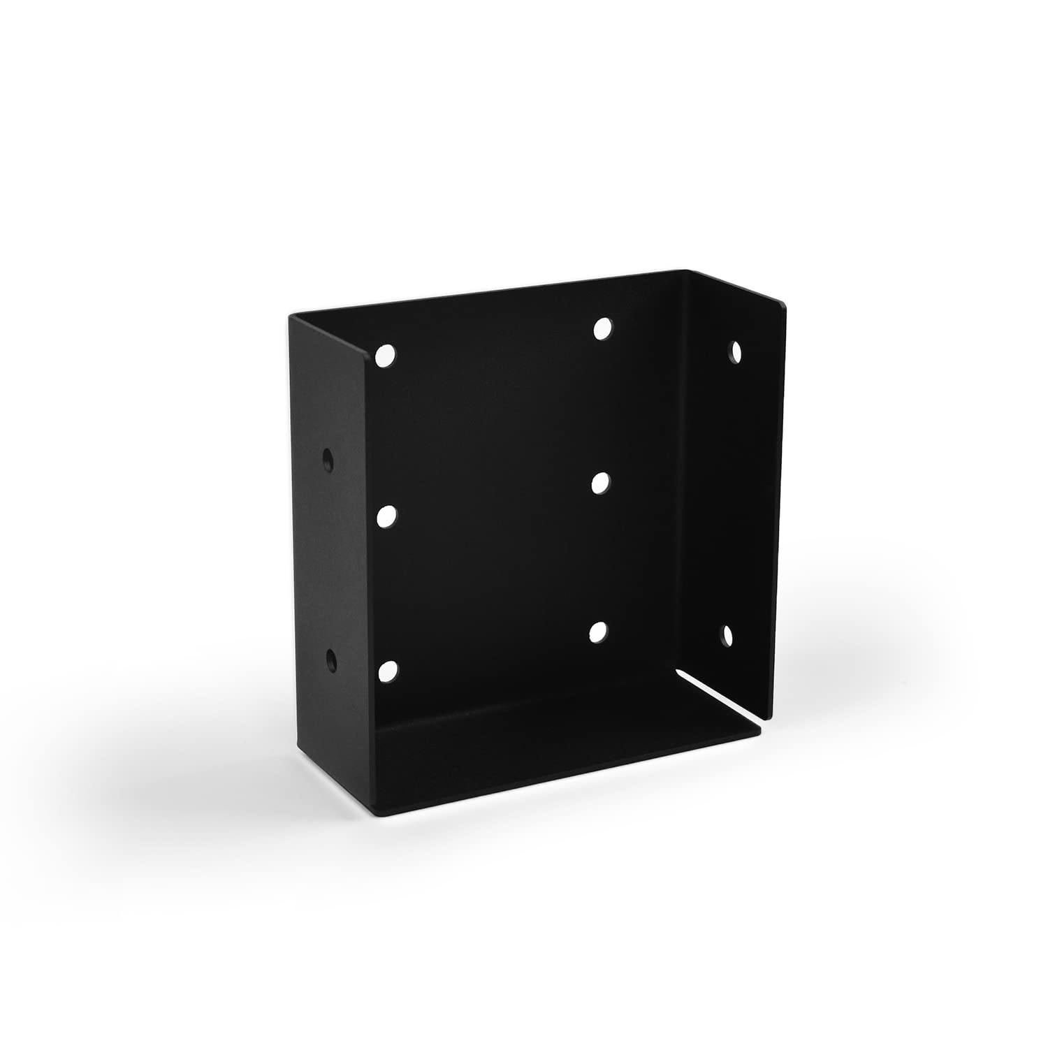 Framola Extra Strong Timber Rafter Bracket - Suitable for 6" X 6" Timber - UK Made with Great British Steel - Powder Coat Finish in Black - Heavy Duty - 2mm Thick Steel