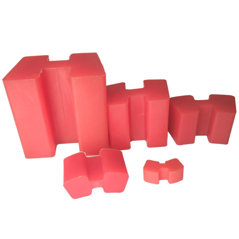 Coussin amortisseur en polyuréthane de type H, 3 pièces