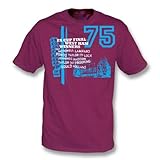 Impresión de alta calidad PunkFootball El Medio Final 1975 de la Camiseta de West Ham la FA Cup, colorea marrón