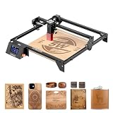 Longer RAY5 New Upgraded Laser Engraver, DIY Laser Engraver 5W Output Power, 3.5” Color Touch Screen, App Offline Control, Engraver Tool for Metal/Glass/Wood Engraving Area 15.75'x15.75'