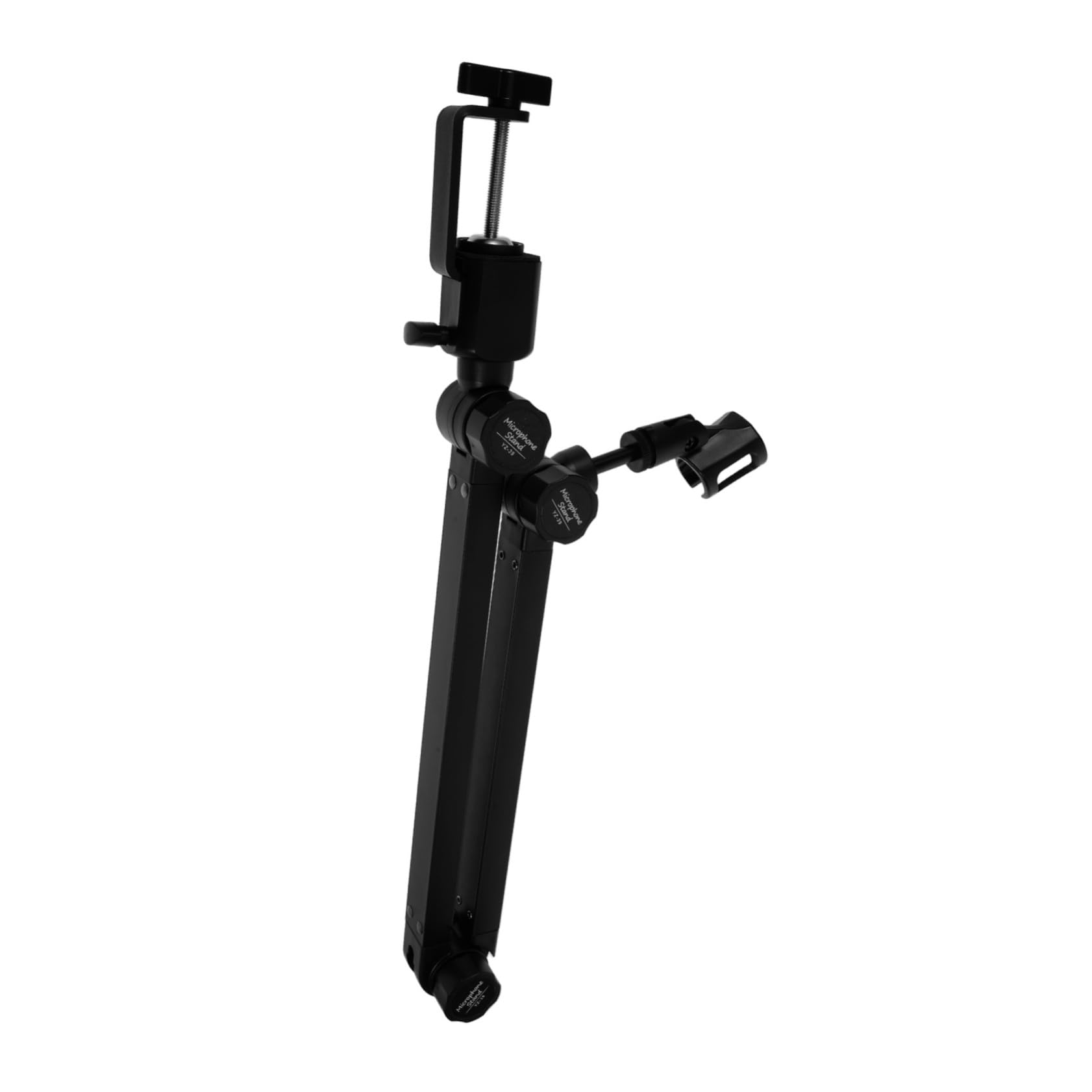 HEMOTON Soporte para Micrófono de Escritorio Resistente con Pinzas para Grabación Estudio Podcasts y Streaming Brazo Articulado de Micrófono de Sobremesa con Clip
