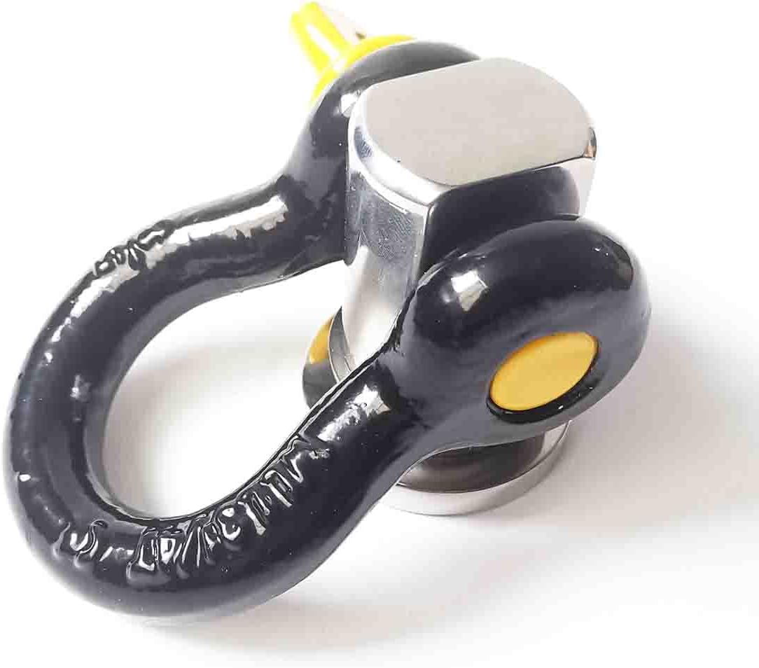 SWIVEL RECOVERY EYE FOR WINCH BUMPERS INCLUDES SHACKLE AND CIRCLIP MADE THICK HIGH GRADE 304