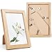 LEMON CLOUD Bilderrahmen Kleine - 10 x 15 HolzRahmen, 2er Set Holz Fotorahmen, MDF Rahmen A6 mit Bruchsicherem Acrylglas und Drehverschluss Rückwand