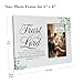 DIMSEOIUS Religious Picture Frame Gifts for Christian, Bible Verse Trust In The Lord With All Your Heart Frames Fits 4x6 Photo