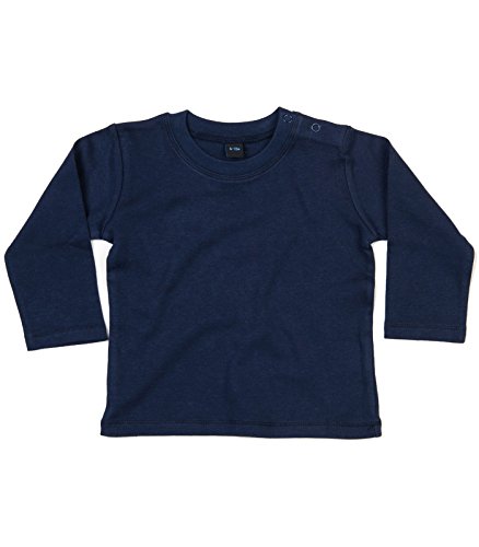 T-shirt manches longues bébé anti-irritation en coton souple extensible