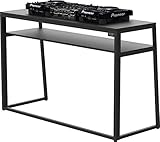 Zomo Deck Stand Detroit 150 – DJ Tisch 150 x 58 x 95 cm – Schwarz – klappbare Stahlkonstruktion – portabel für mobiles DJ-Equipment