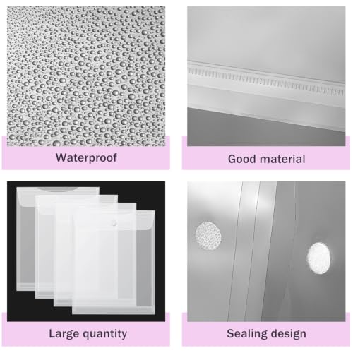 Image of Henoyso 36 Pcs 8.5 x 11Inch Scrapbook Paper Storage Organizer, 1 Inch Thick