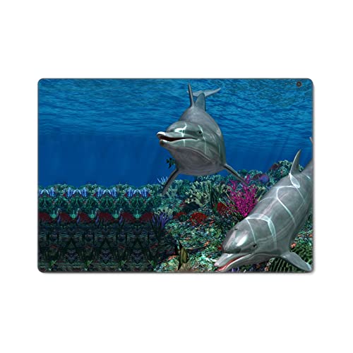 Autocollant Vinyle Microsoft Surface Pro Antitraces Pose Facile Sticker Protection Dauphins