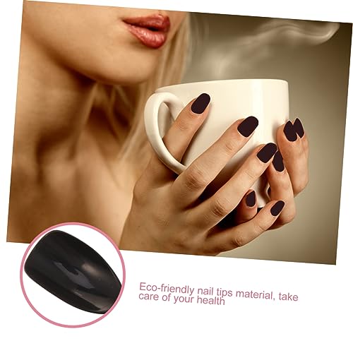 minkissy 4 Conjuntos De Unhas Postiças Naturais Dicas DIY Unhas Falsas Ferramentas De Arte De Unhas