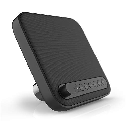Pure Enrichment Wave Premium Sleep Sound Machine with USB Charger – Seamless Looping with 6 Soothing All-Natural Sounds, & Auto-Off Timer – Easily Portable for Travel (Black) Patented Design