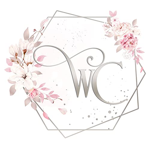 Grandora Türaufkleber WC mit Blumenranke I Motiv 11 I Wandsticker...