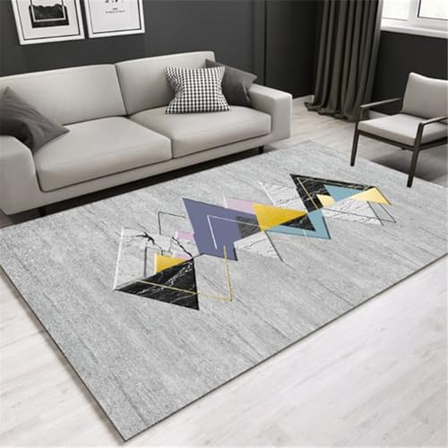 Tapis de salon moderne géométrique et personnalisable style design
