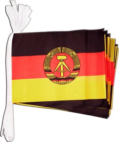 Flaggenfritze® Fahnenkette Deutschland DDR Länge 5,9 m