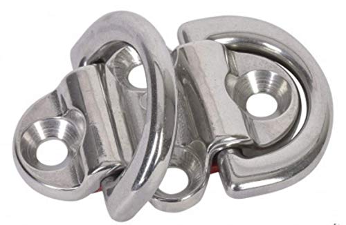 Marine Grade Stainless Steel Folding Pad Eye 1/4