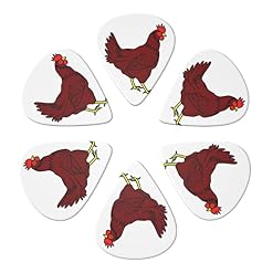 Red Chicken Lot de 6 médiators pour guitare acoustique, guitare électrique, basse, ukulélé – fins, moyens et épais - Les Beatles, Paul McCartney, John Lennon, RIngo Starr, George Harrison Red Chicken Lot de 6 médiators pour guitare acoustique, guitare électrique, basse, ukulélé – fins, moyens et épais – Image 4