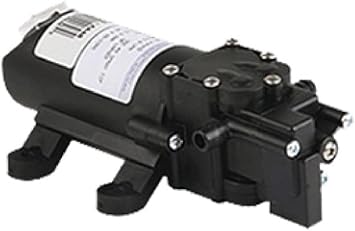 PENTAIR SHURFLO SLV10-AA40 12VDC Low Volume Automatic Demand Diaphragm Pump For Low Flow Spraying and Transfer, 1.0 GPM, 40 PSI, Pressure Switch, Self-Priming