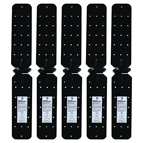 Hinged steel roof anchor