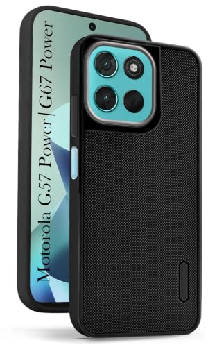 Image of Jkobi Rubberised Back Case Cover for Motorola Moto G67 Power | G57 Power (Textured Grip Design | Micro-Fiber Cloth Inside | Slim and Light Weight | Soft Touch and Feel)