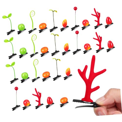 Pinces cheveux pousse soja : l'accessoire fun pour vos festivals et rave parties en lot de 100