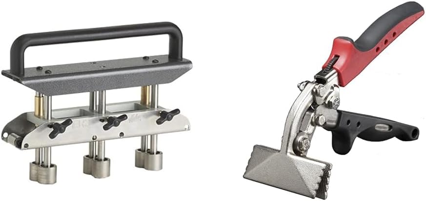 Malco ER3 Three-Station Edge Roller and S3R 3.25in Offset REDLINE Hand Seamer Metal Sheet Bending Tools