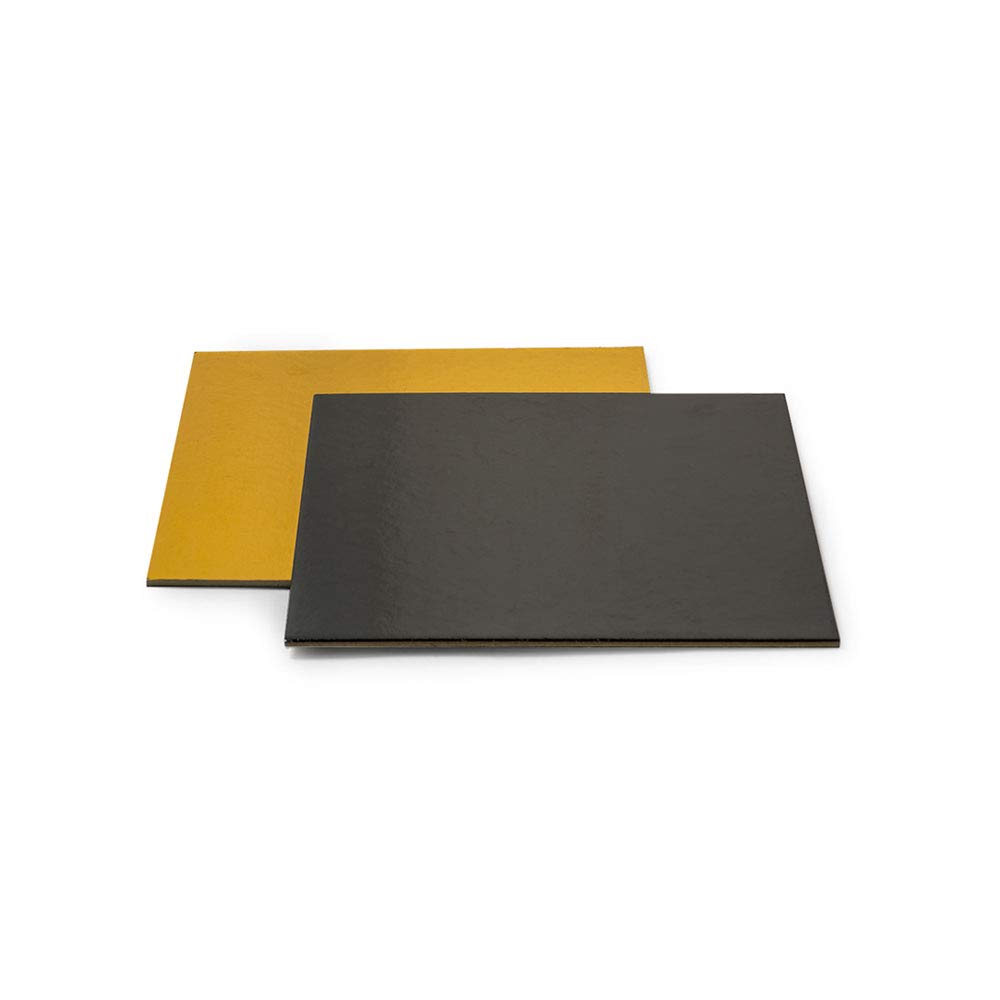 DECORA 0932570 Cake Dish Gold/Black 24X24 CM