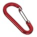 QIYUDUOLA 5 Pcs Aluminum Alloy Carabiner Clip Outdoor Hiking Spring Clip Hooks Keychain Clip Clasp