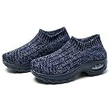 Tige : la tige des baskets pour femme est fabriquée en tissu tissé respirant de haute qualité, confortable et non encombrant, ce qui rend vos pieds détendus et confortables.