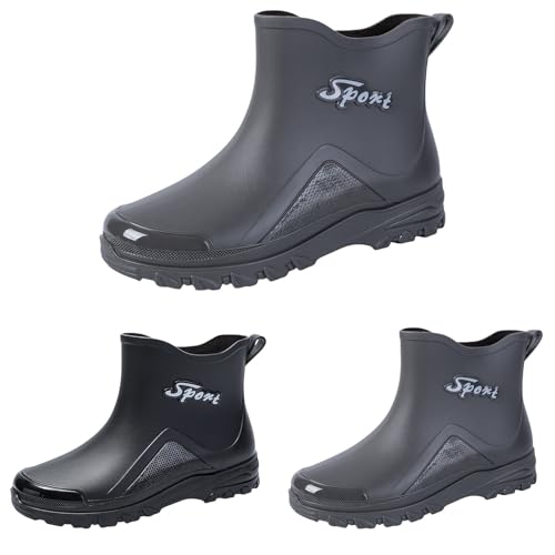 Bottes de pluie sportives robustes avec protection d'orteils - 4