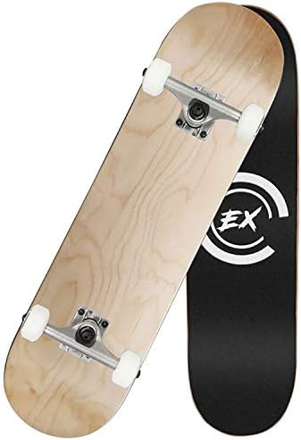 Pro Skateboard 31" X 8" Standard Skateboards Cruiser Complete Canadian Maple 8 Layers Double Kick Concave Skate Boards … (DYS-SKATE-029)