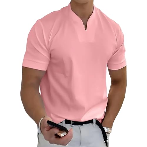 T-shirt Henley de sport pour la salle et le quotidien des hommes