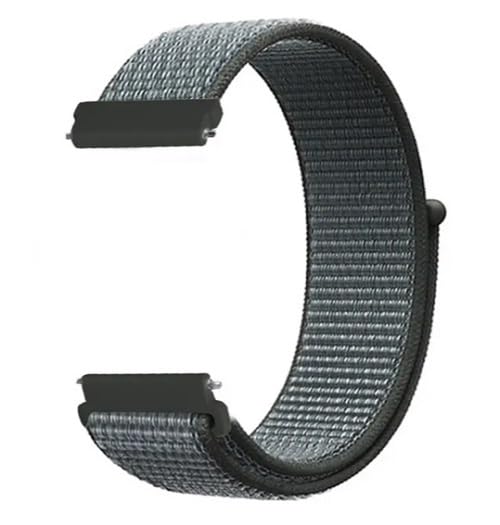 Image of Colorcase Smart Watch Strap Nylon Strap 22mm Compatible With Noise ColorFit Ultra 3 Smart Watch - Nylon Sport Band - Grey