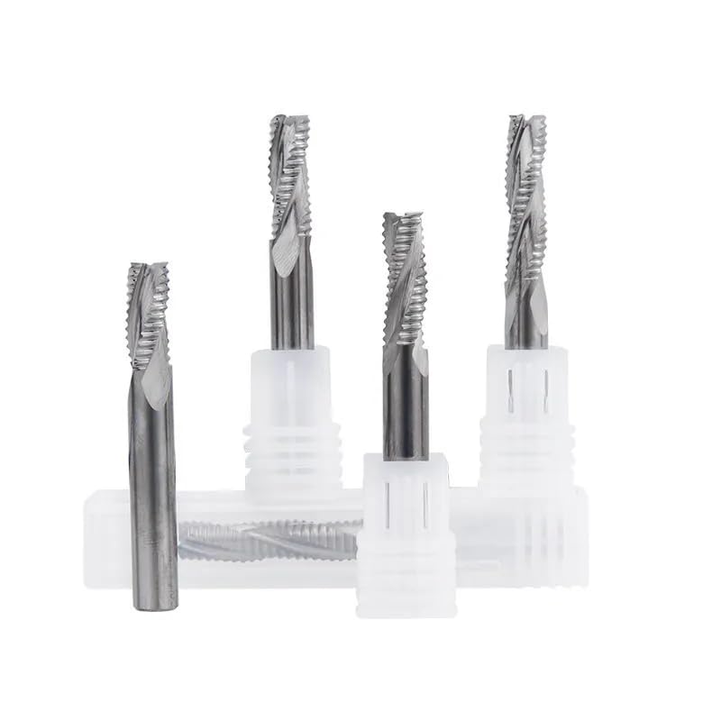 3-ostrzowy frez z węglików spiekanych do obróbki zgrubnej 4/12 mm do aluminium, 1 szt.(6x6x17x50l)