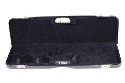 Negrini Cases 1653Lr/5038 Compact Shotgun Case For High Rib Barrels Upright With Forend Off/Extra Room For Large Stocks/Barrels Up To 36 1/2-Inch, Blue/Blue #TOP1