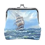 Coin purse Size: 11.5cm * 10.5cm * 3cm. It's just the size of a wallet that you can just keep it handy or put it in your purse.