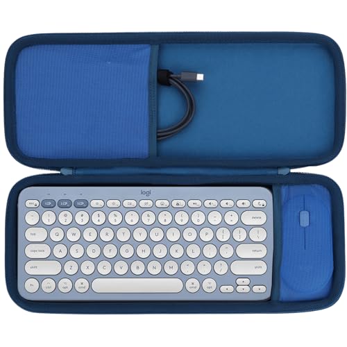 Teclados y Ratones Inalambricos Azul Marca Lebakort