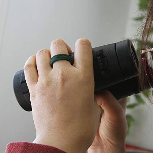 Tuhaoge Aliança de casamento de silicone para mulheres e homens, alianças de casamento de borracha d