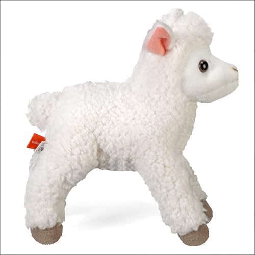 Wild Republic Cuddlekins Mini Lamm, Stofftier, Baby-Geschenk für Mädchen und Jungen, Kinder Plüschtier, Kuscheltier Für Babys, Spielzeug aus Recyclingmaterial, 20 cm, White