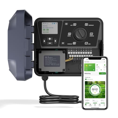 Outdoor WiFi Sprinkler Controller 12 Zones, App Enabled