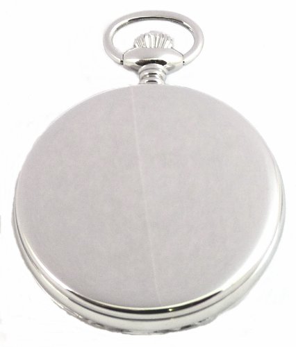 Desperado"Rio Grande" Mechanical Chrome Plated Pocket Watch With Roman Numerals #TOP2