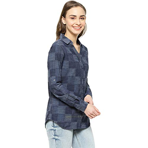 Image of PINACOLADA Women's Checkered Casual Shirt